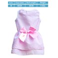 thumbnail image 2 of Vestido de perro Vestido a rayas para perros, Ropa para perros pequeños Niña, Traje de verano ligero para mascotas, Ropa para gatos, vestidos para perros para perros pequeños, 2 of 5