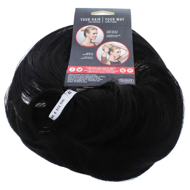 Pack dúo Style-a-do y Mini-do - R2 Ebony de Hairdo para mujer - 2 unidades de envolturas para el cabello HairDo Hairdo Style-a-do And Mini-do Duo Pack - R2 Ebony Envoltura de cabello Dama 2Pc