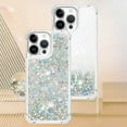 thumbnail image 6 of Phone Case for iPhone 16 Pro Max Cover Sparkle Glitter Floating Liquid Quicksand Shockproof Soft Silicone TPU Bumper Protective Cover for iPhone 16 Pro Max Case, S9, 6 of 7