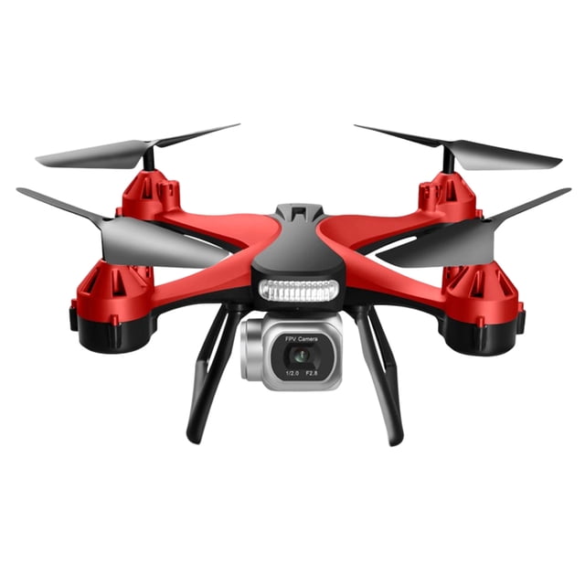 Drone plegable Quadcopter 4K Avión de doble cámara para niños niñas (rojo)