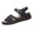 Navy, variant on Orthopedic Wide Sandals for Women Comfortable Flat Wedge Sandals Strappy Arch Support for Summer Beach