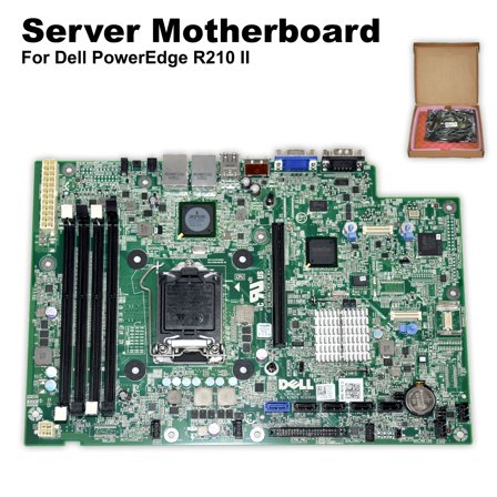 Pre-Owned Dell PowerEdge R210 II Motherboard, LGA1155, Intel C202, DDR3, ECC - F9NPY