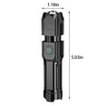 thumbnail image 3 of Kokovifyves Rechargeable Flashlight Clearance Rechargeable LED Flashlight: 3 Modes, Retractable, IPX5, Powerful Handheld Flash, Suitable for Emergency Situations, Camping, and HikingRecharge, 3 of 9