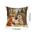 thumbnail image 3 of TanSiDing Cute Pet Animal Pillow Cover Fluffy Embroidery Sofa Cushion Decorative Throw Pillow Case for Home Decor Living Room Bedroom 17.72in, 3 of 6