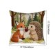 thumbnail image 3 of Uuiauoio Cute Animals Decorative Throw Pillow Cover , Animals Family Animals Outdoor Pillow Cases Square Standard Cushion Cover for Sofa Couch Bed Car 17.72x17.72 inch, 3 of 6