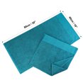 thumbnail image 7 of PiccoCasa 100% Cotton Hand Towels Soft Quick Dry for Bathroom 16"x 30", 2 Pack Peacock Green, 7 of 7