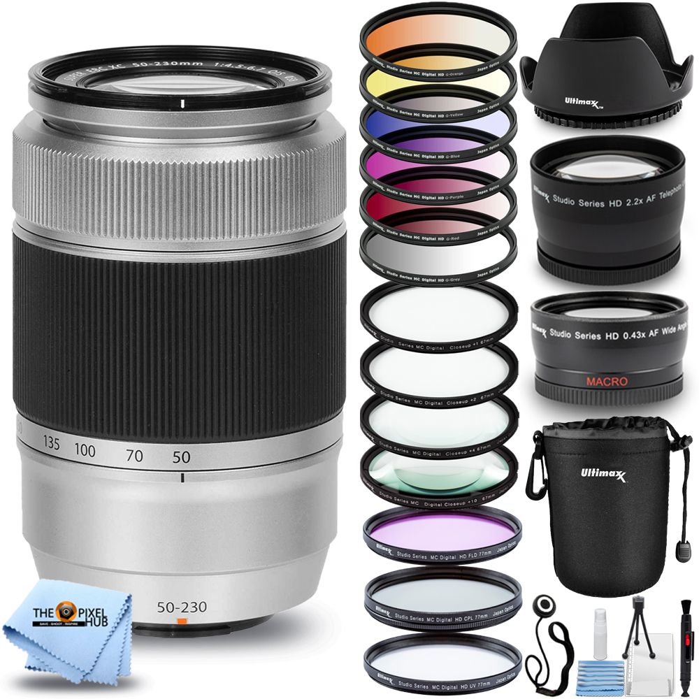 FUJIFILM XC 50230mm f/4.56.7 OIS II Lens (Silver) Mega Bundle