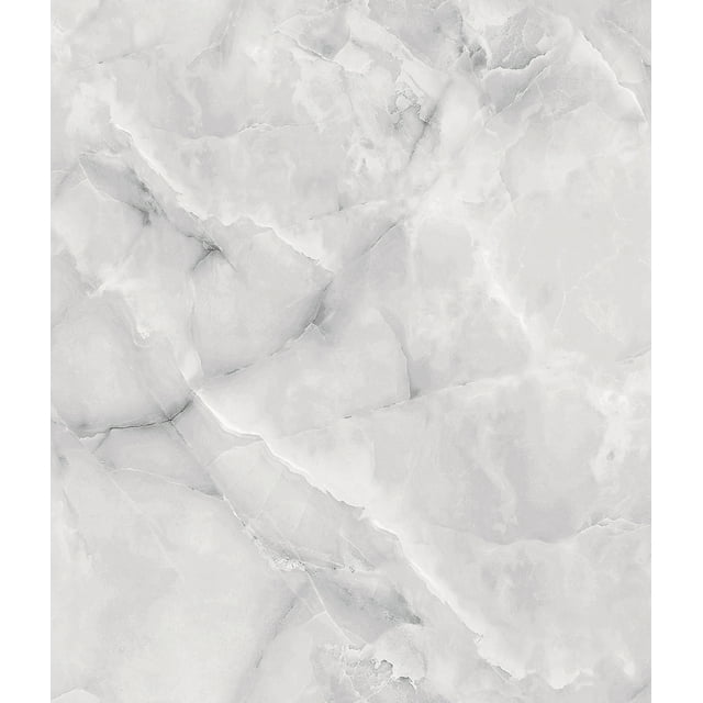 Mainstays Grey Marble Peel & Stick Wallpaper, 14.6 Sq. ft