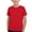 Red, variant on zbxnLI Boys Girls Athletic Shirts Girls Short Sleeve Quick Dry T Shirt Solid Color Basic Tee Tops Kids Sports Activewear Top