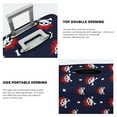 thumbnail image 3 of Susaid pirates skull Elastic Print Elastic Washable Suitcase Cover with Hidden Zipper, Fits 18-32 Inch Luggage for Protection During Travel-Large, 3 of 7
