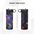 thumbnail image 3 of Sikiie Jungle Path Glowing Mushrooms Print 18OZ Insulated Straw Cup, Portable Leak-proof Sports Water Bottle, Stainless Steel Water Cup Suitable for Home and Outdoor, 3 of 8