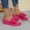 Hot Pink, variant on Women's Satin Bow Wedge Sandals Slip On Platform Casual Dressy Shoes for Summer Brunch Shopping Events Yellow 6