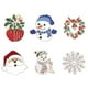 thumbnail image 1 of Broche navideño Lindo broche navideño Adornos navideños que incluyen campanas, renos, árbol de Navidad, coronas, 1 of 5