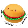 thumbnail image 3 of Cute Food Plush Pillow, Soft Hamburger Macaron Stuffed Toy Cushion, Home Decor Sofa Bed Decorative Pillow For S & Teens, Plushie Gift For Food-Themed Room Decoration, 3 of 4