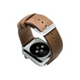thumbnail image 2 of Monowear Brown Leather Band w/Dark Gray sstl Adapter For 38mm Apple Watch Sport, 2 of 2