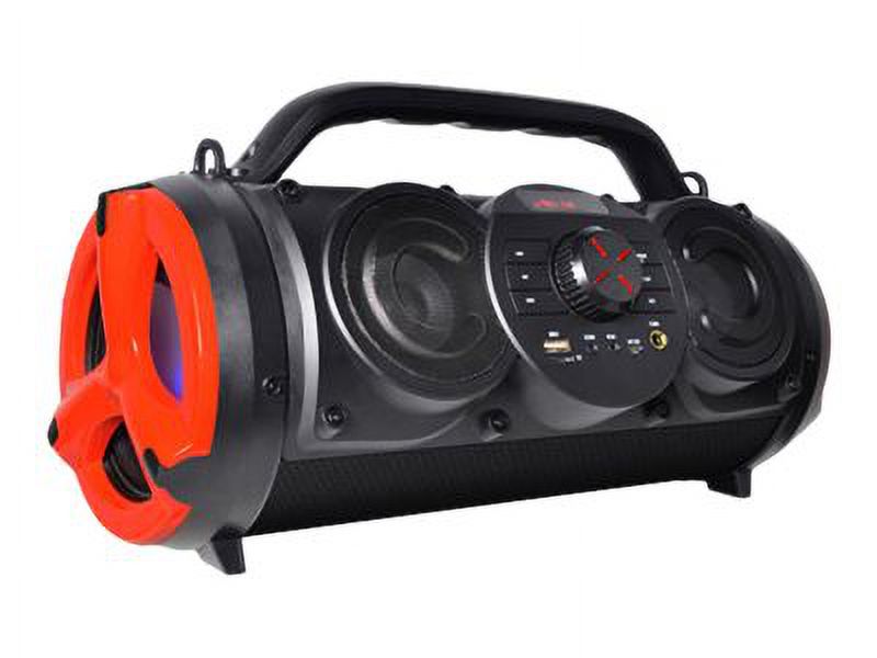 Boytone BT-18RG - Boombox speaker - for portable use - 2.1-channel - 25 Watt - red-orange - image 3 of 5
