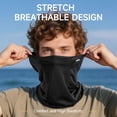 thumbnail image 3 of OZERO Face Mask Neck Gaiter: Sun Protection Scarf Gator Breathable Cooling for Summer Outdoor Activities, Hiking, Cycling, 3 of 7