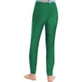 thumbnail image 3 of iixpin Ballet Tights for Girls Toddler Footless Stockings Dance Leggings Compression Tights Gymnastics Skinny Bottoms Dark Green 6, 3 of 7
