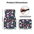 thumbnail image 5 of Yiaed Floral Rabbit Print Carpet Floor Mats for Cars, Auto Accessories Front & Rear Car Floor Mats Car Floor Foot Mat Sets of 4 Pieces, 5 of 7