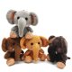 thumbnail image 5 of EeaseMX Llavero de elefante de peluche, adorno colgante para bolso, llave de coche (café oscuro), 5 of 7