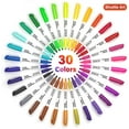 Permanent Markers, Shuttle Art 30 Colors Fine Point Assorted Colors