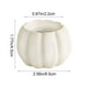 thumbnail image 3 of Candelabro de calabaza de Halloween de resina | Mini taza decorativa para velas, blanco, naranja, negro, púrpura | 6,5x4,5 cm de acento, decoración moderna de mesa de la casa de la cosecha, adorno, 3 of 6