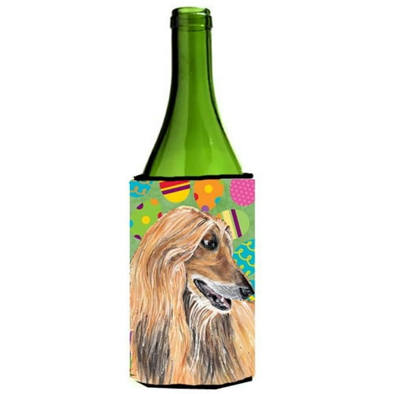 Afghan Hound Easter Eggtravaganza Wine bottle sleeve Hugger - 24 Oz.