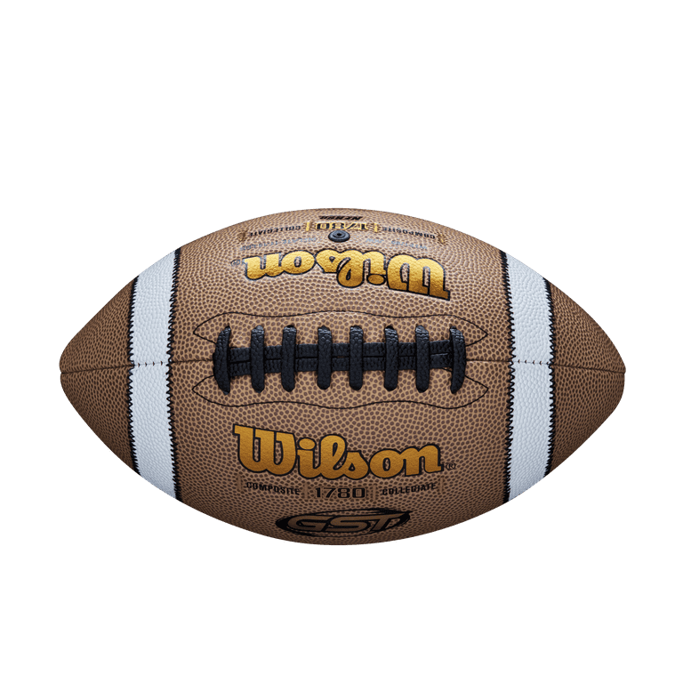 Wilson GST アメリカンフットボール オフィシャルサイズ コンポジット Wilson Super Grip NCAA GST Composite Football, Official Size