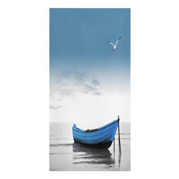 RKSupls Fall Decor Boat Ocean Beach Microfiber Beach Towel Absorbent Compact Towels for Swimming Pool Beach Travel Things for Vacation Essentials Adult Gift,61.4×30.3Inch