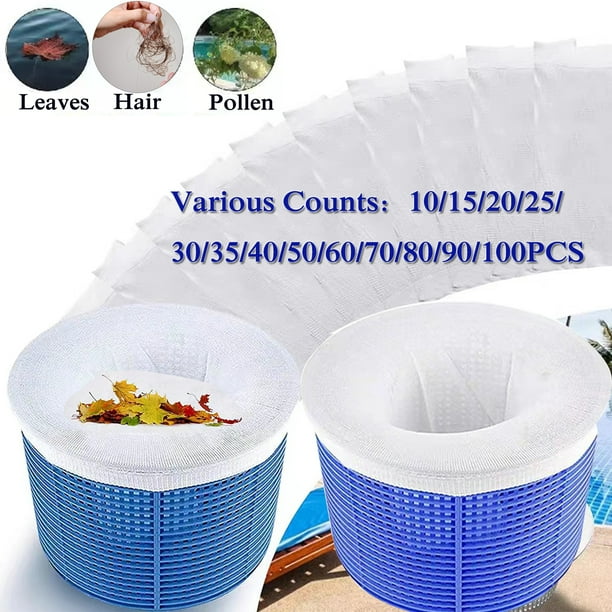 Swimming Pool Separator Socks, Suitable for Swimming Pool Filters, Filter Baskets and Separators