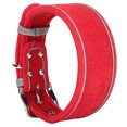 thumbnail image 1 of Dog Collar, Dog Reflective Collars Prevent Rust Adjustable Light Breathable  For Pets Red,Pink,Brown,Dark Blue, 1 of 8