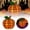 Orange, variant on Halloween Pumpkin Resin Autumn Pumpkin Light Halloween Resin Pumpkin Pumpkin Lamp For Halloween Party Garden Figure Night Lights Home Decor