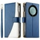 thumbnail image 3 of Funda cartera GANGXUN para Honor Magic 5 Lite , cuero PU con tarjetero, cremallera, correa de mano, soporte y protección 1414°, 3 of 6