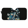 thumbnail image 2 of Uorisanigo Summer Sunshades for Car Window Folding Sea Turtle Plumeria Butterfly Automotive Windshield Sunshades Sunlight Resistant Blocker Visor Protector Cover Car Accessiores for Most Cars, 2 of 7