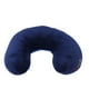 thumbnail image 1 of EeaseMX 1 almohada cervical con memoria en forma de U, cojín de viaje para apoyar la cabeza y proteger el cuello, ideal para viajes en coche con bebé (azul oscuro)., 1 of 7