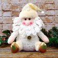 thumbnail image 6 of Christmas Santa Snowman Plush Ornament, Holiday Tree Hanging Decoration, Festive Home Display Accent, Seasonal Gift Collectible, 6 of 6