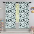 thumbnail image 5 of Blackout Kids Curtains,Bigfoot and Mountain Blue Pattern Children's Insulated Curtains Set Of 2,Bedroom Essentials,Toddler Room Decor 42"x63", 5 of 5