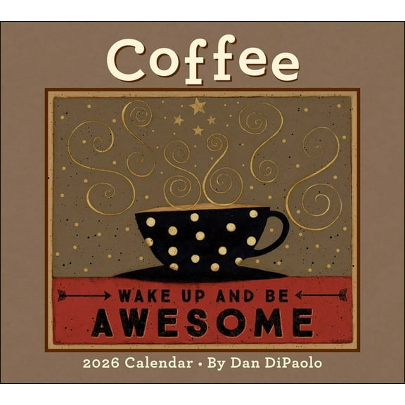 Coffee 2026 Deluxe Wall Calendar, (Paperback)