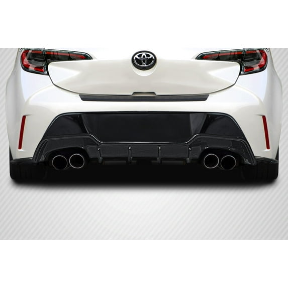 2019-2023 Toyota Corolla Hatchback Carbon Creations A Spec Rear Diffuser - 3 Piece