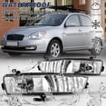 thumbnail image 6 of Fog Lights For 2006-2011 Hyundai Accent Clear Lens Pair Lamps Wiring Kit+Switch, 6 of 7