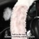 thumbnail image 3 of Cubierta Del Volante Cubierta Del Volante Del Coche de Poliéster 34-39cm de Diámetro Invierno Calor Elástico Del Oído Del Gato Cubierta Del Volante Del Coche, 3 of 6