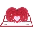 thumbnail image 3 of JJKBVCLO Valentine's Day Pop-up Card Love 3D Paper Carving Heart-shaped Pop-up Card, 3 of 7