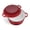 Red, variant on Coliware 2 in 1 Enameled Cast Iron Dutch Oven, Pot 5QT Lid 2 QT- Big Dual Handles - Classic Round Cast Iron Pot for Versatile Cooking - Red