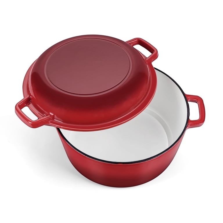 Coliware 5-Quart Enameled Cast Iron Dutch Oven with Lid photo 1