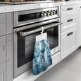 thumbnail image 4 of ZIATUBLE Marble Stripes Dish Hand Towel Reusable Dish Towels for Kitchen Drying with Snap Button Hanging Dual-Purpose Hand Towel Quick Dry Hanging Hand Towels for Bathroom, 4 of 7
