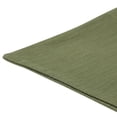 thumbnail image 5 of Ox Bay Amias Solid Transitional Cotton Hand Woven Throw Pillow, Forest Green, 20" x 20", 5 of 14