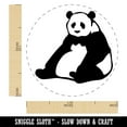 thumbnail image 2 of Giant Panda Bear Sitting Rubber Stamp for Scrapbooking Crafting Stamping - Medium 1 Inch, 2 of 7