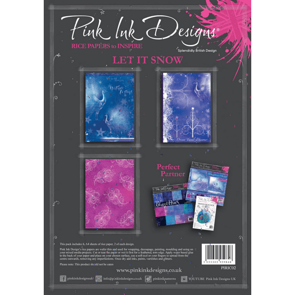 Let It Snow A4 Rice Paper