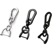 Zeayebsr 3pack-advanced key ring, Car Key Chain with Carabiner Clip, 8-shaped buckle, horseshoe buckle, anti-lost