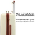 thumbnail image 5 of BADGLEY MISCHKA Mia 3 Piece Expandable Retro Luggage Set (Champagne), 5 of 9